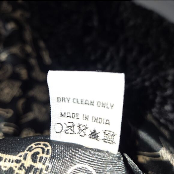 WHAT GOES AROUND COMES AROUND Black Coat Jacket S Anthropologie. GC - Picture 4 of 16